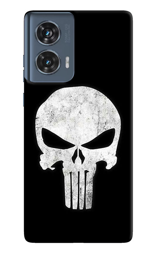 Punisher Skull Moto Edge 50 Fusion Hard Case Back Cover by Casekaro