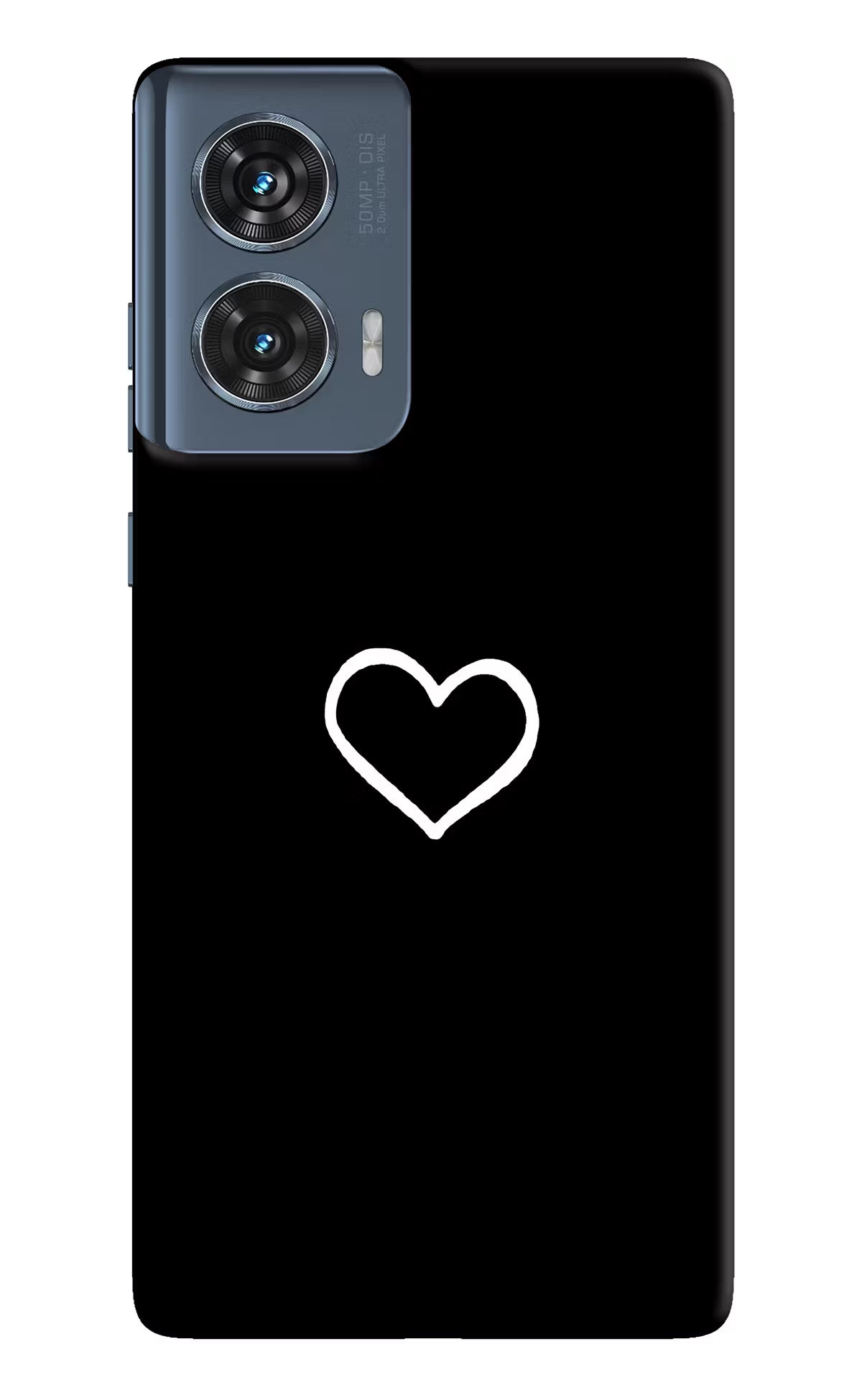 Heart Moto Edge 50 Fusion Hard Case Back Cover by Casekaro
