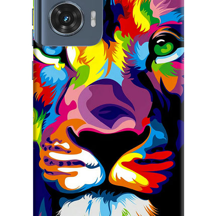 Lion Moto Edge 50 Fusion Hard Case Back Cover by Casekaro