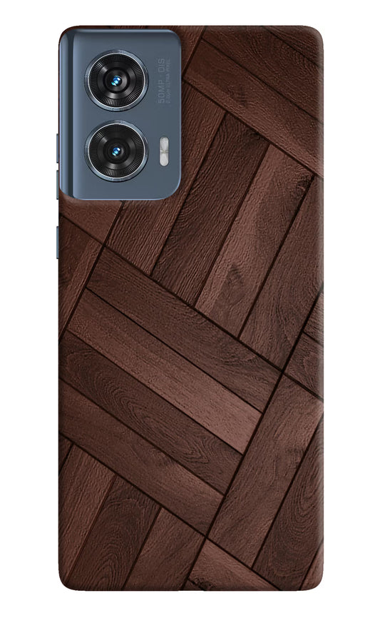 Wooden Texture Design Moto Edge 50 Fusion Hard Case Back Cover by Casekaro
