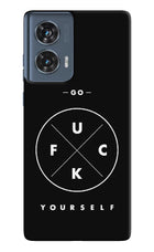 Go Fuck Yourself Moto Edge 50 Fusion Hard Case Back Cover by Casekaro