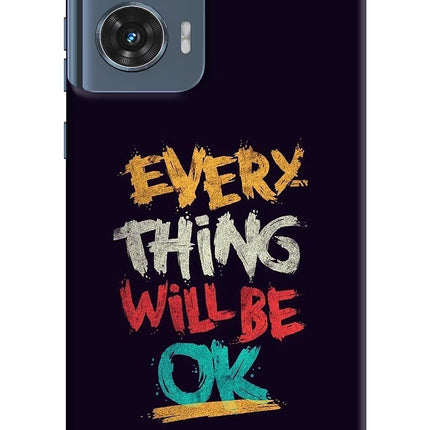 Everything Will Be Ok Moto Edge 50 Fusion Hard Case Back Cover by Casekaro