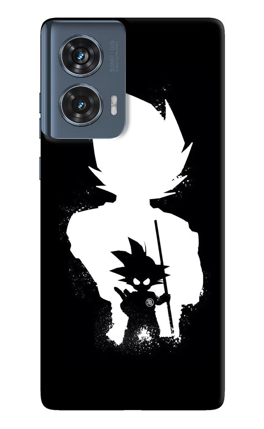 Goku Shadow Moto Edge 50 Fusion Hard Case Back Cover by Casekaro