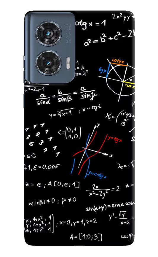 Mathematics Formula Moto Edge 50 Fusion Hard Case Back Cover by Casekaro