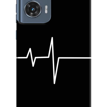 Heart Beats Moto Edge 50 Fusion Hard Case Back Cover by Casekaro
