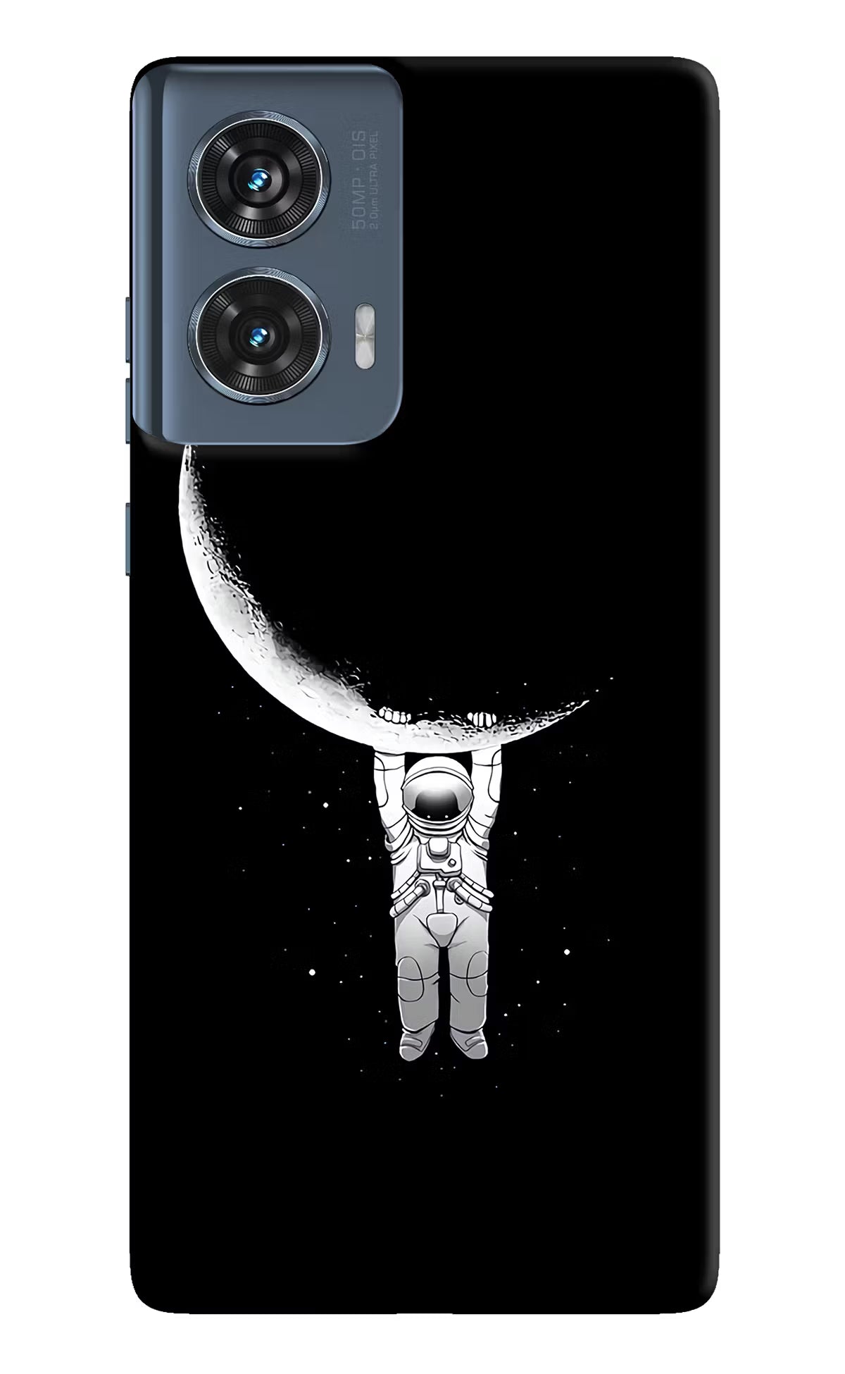 Moon Space Moto Edge 50 Fusion Hard Case Back Cover by Casekaro