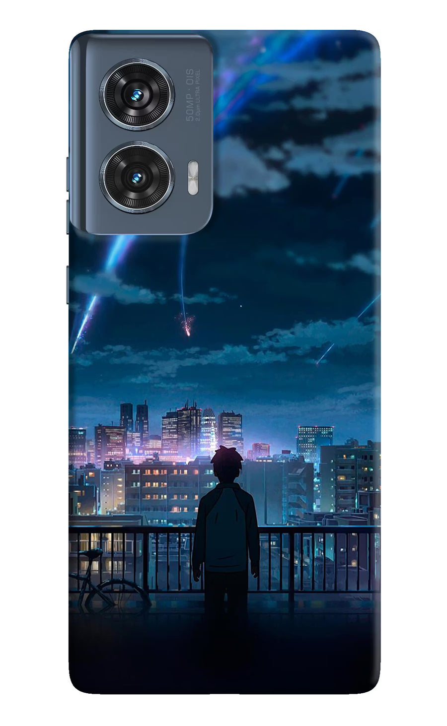 Anime Moto Edge 50 Fusion Back Cover, Hard case