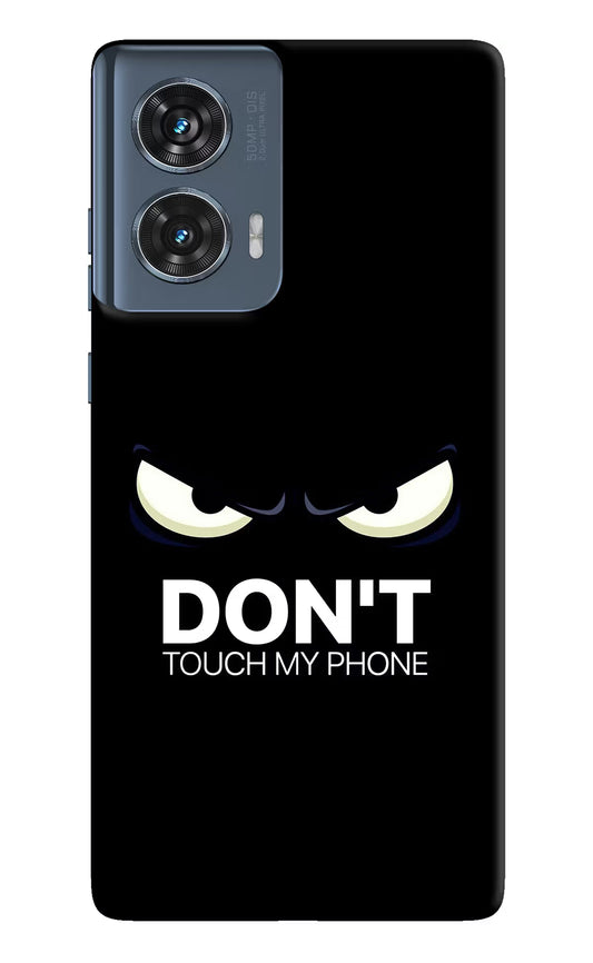 Don'T Touch My Phone Moto Edge 50 Fusion Hard Case Back Cover by Casekaro