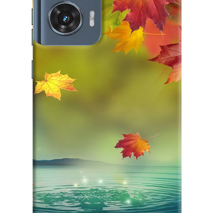 Flowers Moto Edge 50 Fusion Hard Case Back Cover by Casekaro