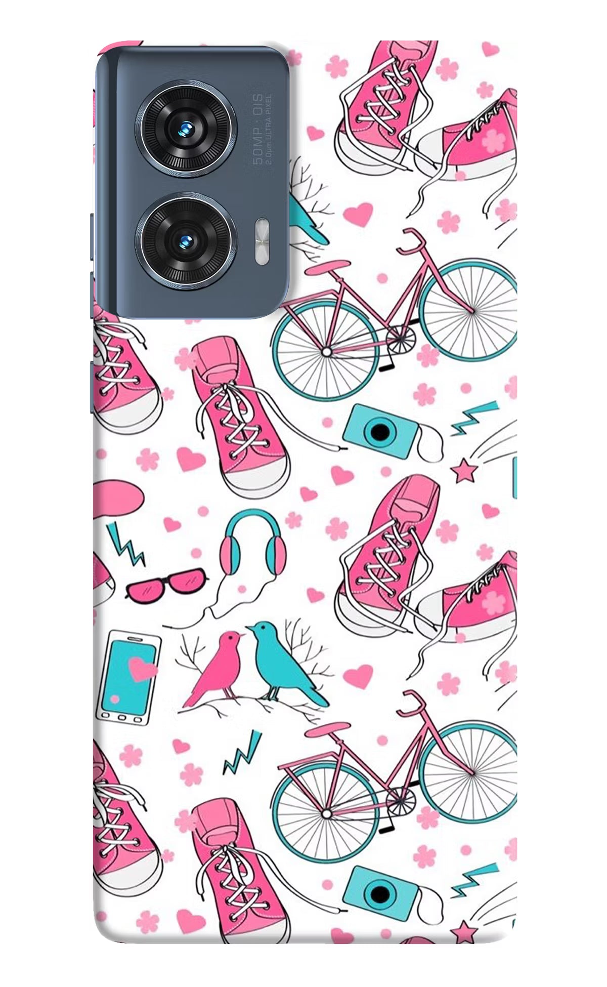 Artwork Moto Edge 50 Fusion Hard Case Back Cover by Casekaro