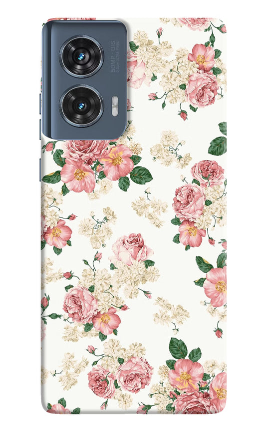 Flowers Moto Edge 50 Fusion Hard Case Back Cover by Casekaro