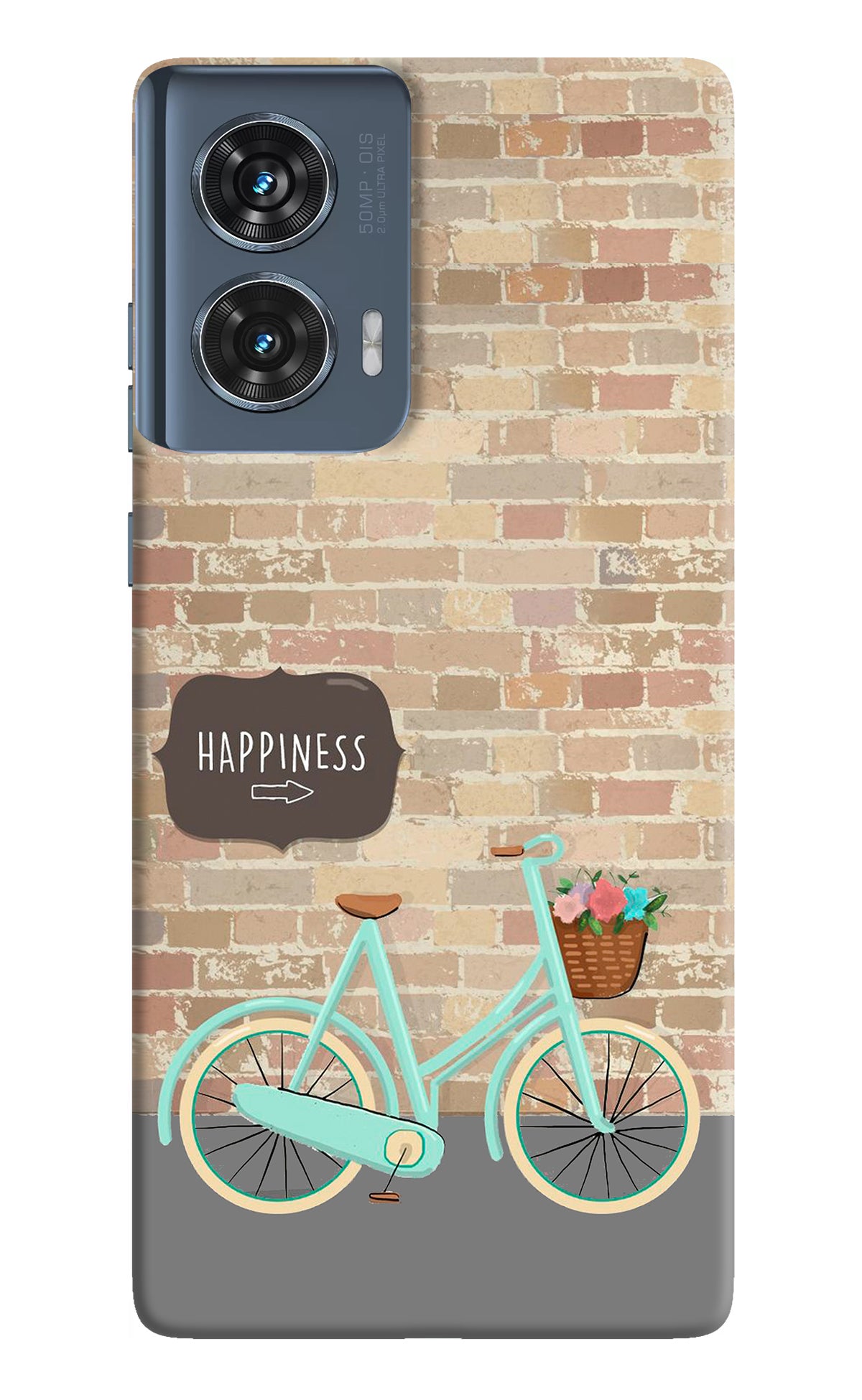 Happiness Artwork Moto Edge 50 Fusion Back Cover