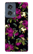 Flowers Moto Edge 50 Fusion Hard Case Back Cover by Casekaro