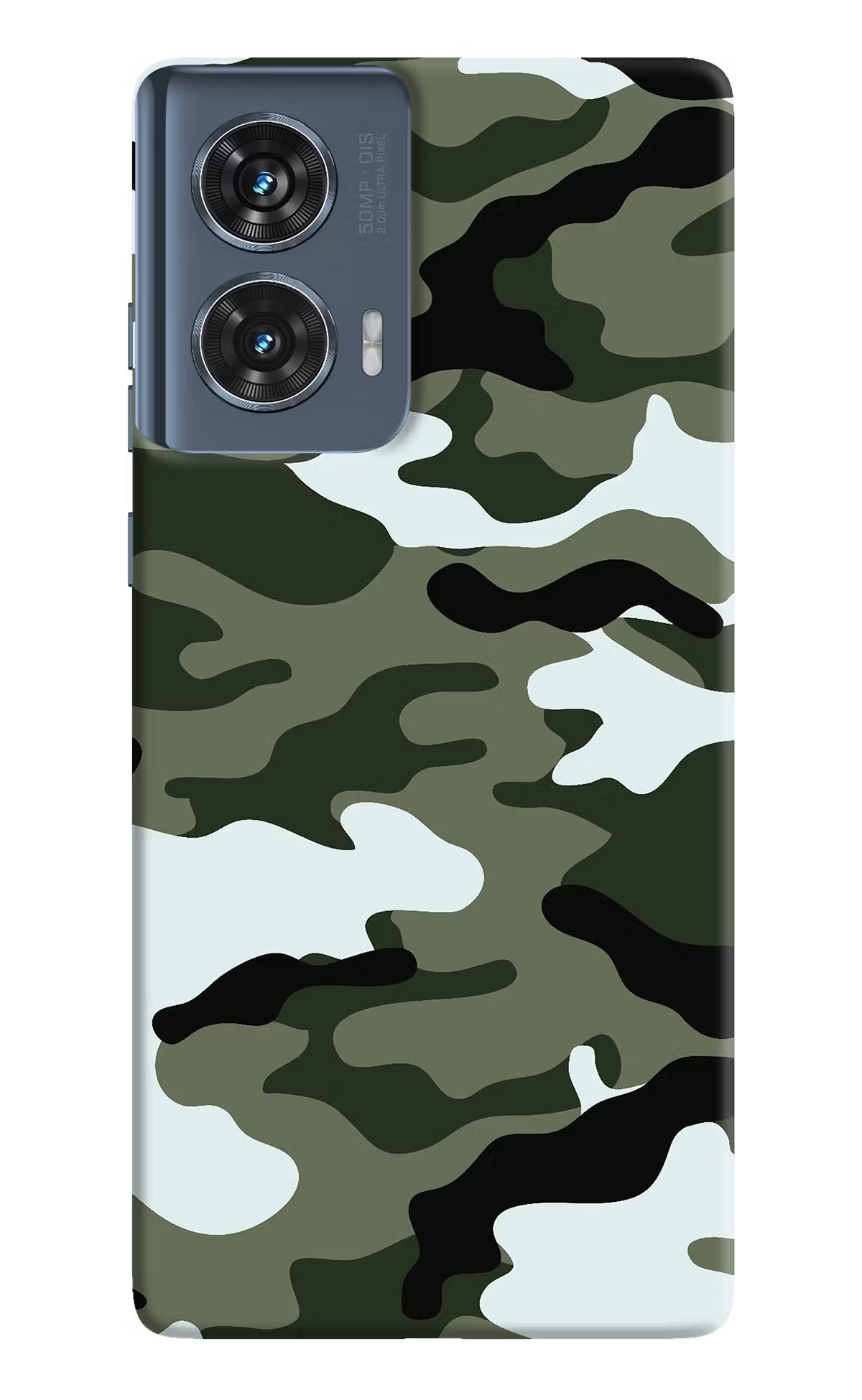 Camouflage Moto Edge 50 Fusion Hard Case Back Cover by Casekaro