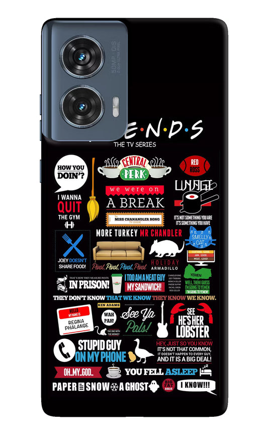 FRIENDS Moto Edge 50 Fusion Hard Case Back Cover by Casekaro