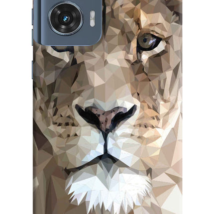 Lion Art Moto Edge 50 Fusion Hard Case Back Cover by Casekaro