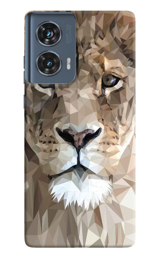 Lion Art Moto Edge 50 Fusion Hard Case Back Cover by Casekaro