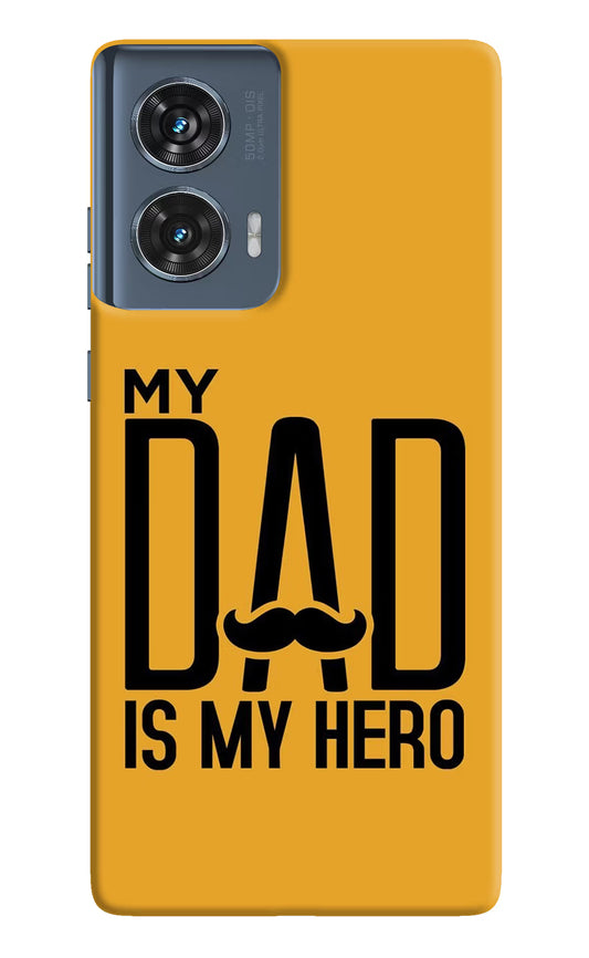 My Dad Is My Hero Moto Edge 50 Fusion Hard Case Back Cover by Casekaro
