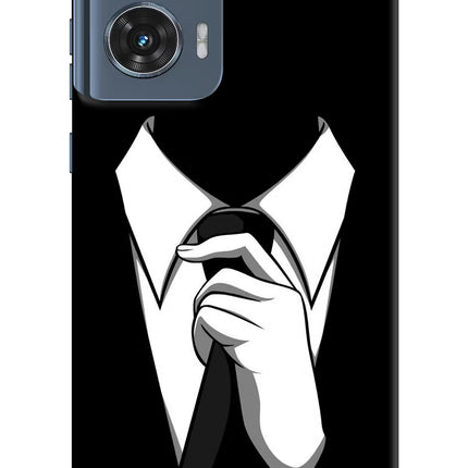 Black Tie Moto Edge 50 Fusion Hard Case Back Cover by Casekaro