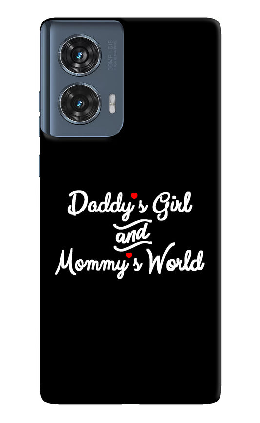 Daddy's Girl and Mommy's World Moto Edge 50 Fusion Back Cover