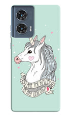 Unicorn Wallpaper Moto Edge 50 Fusion Hard Case Back Cover by Casekaro