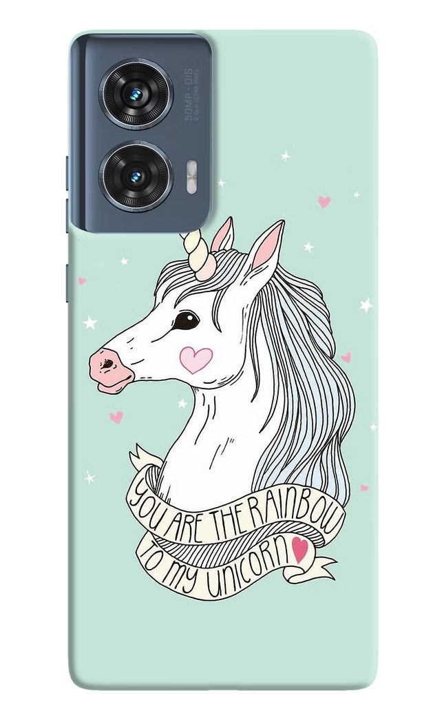 Unicorn Wallpaper Moto Edge 50 Fusion Hard Case Back Cover by Casekaro