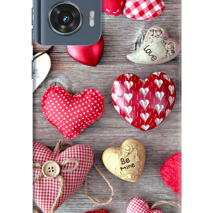 Love Wallpaper Moto Edge 50 Fusion Hard Case Back Cover by Casekaro