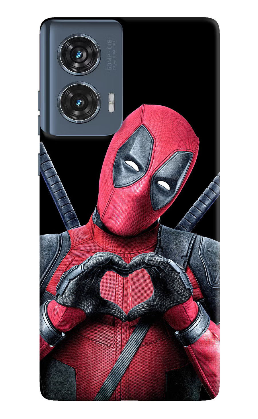 Deadpool Moto Edge 50 Fusion Back Cover, Hard case