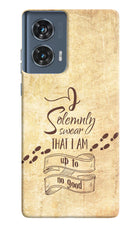 I Solemnly swear that i up to no good Moto Edge 50 Fusion Hard Case Back Cover by Casekaro