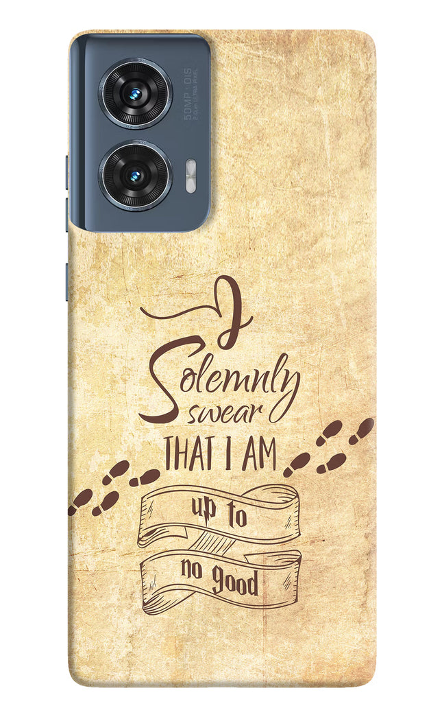 I Solemnly swear that i up to no good Moto Edge 50 Fusion Hard Case Back Cover by Casekaro