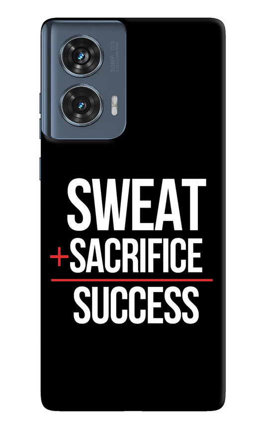 Sweat Sacrifice Success Moto Edge 50 Fusion Back Cover