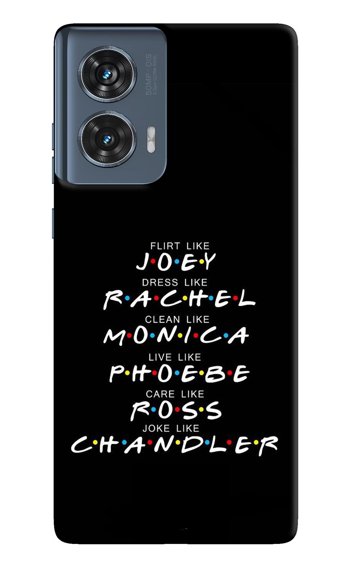 FRIENDS Character Moto Edge 50 Fusion Back Cover