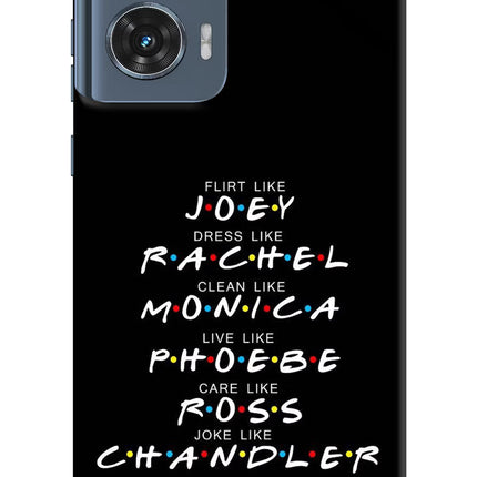 FRIENDS Character Moto Edge 50 Fusion Hard Case Back Cover by Casekaro