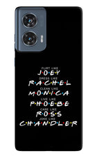FRIENDS Character Moto Edge 50 Fusion Hard Case Back Cover by Casekaro