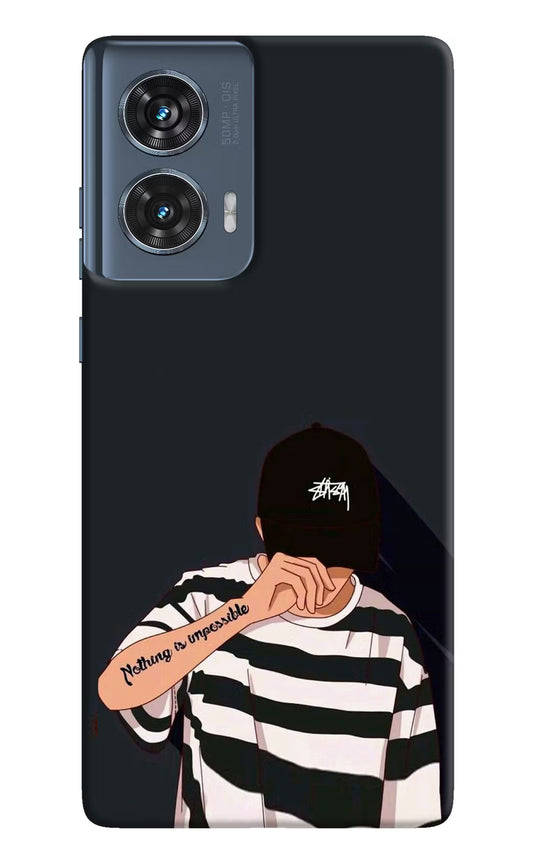 Aesthetic Boy Moto Edge 50 Fusion Hard Case Back Cover by Casekaro