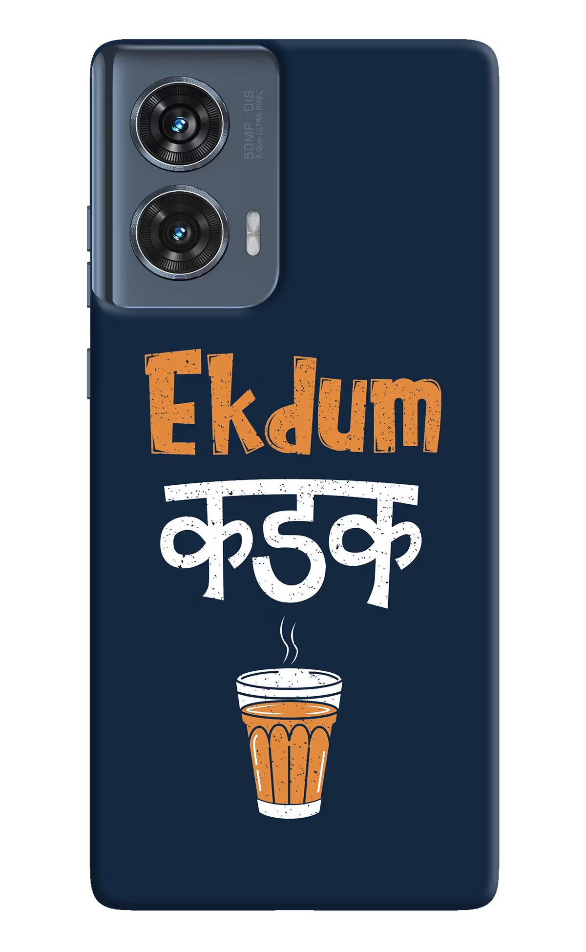Ekdum Kadak Chai Moto Edge 50 Fusion Hard Case Back Cover by Casekaro