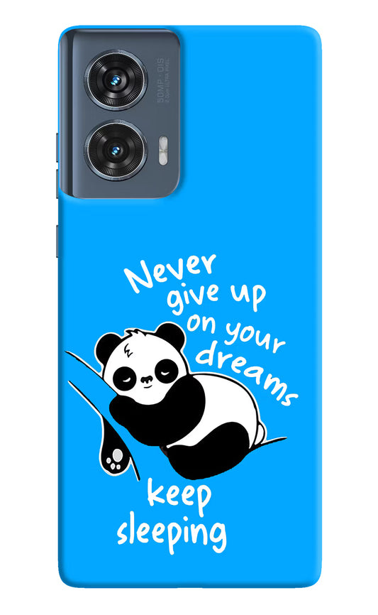 Keep Sleeping Moto Edge 50 Fusion Hard Case Back Cover by Casekaro
