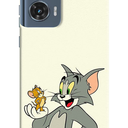 Tom & Jerry Moto Edge 50 Fusion Hard Case Back Cover by Casekaro