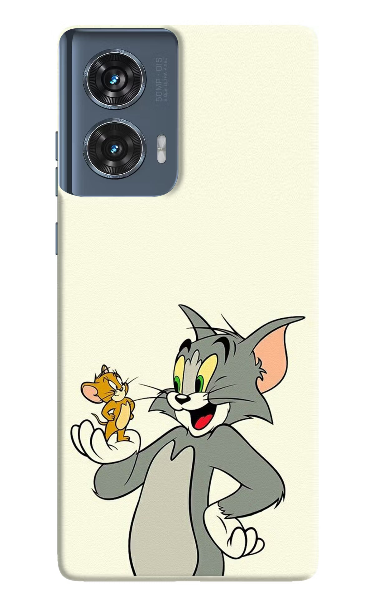 Tom & Jerry Moto Edge 50 Fusion Hard Case Back Cover by Casekaro