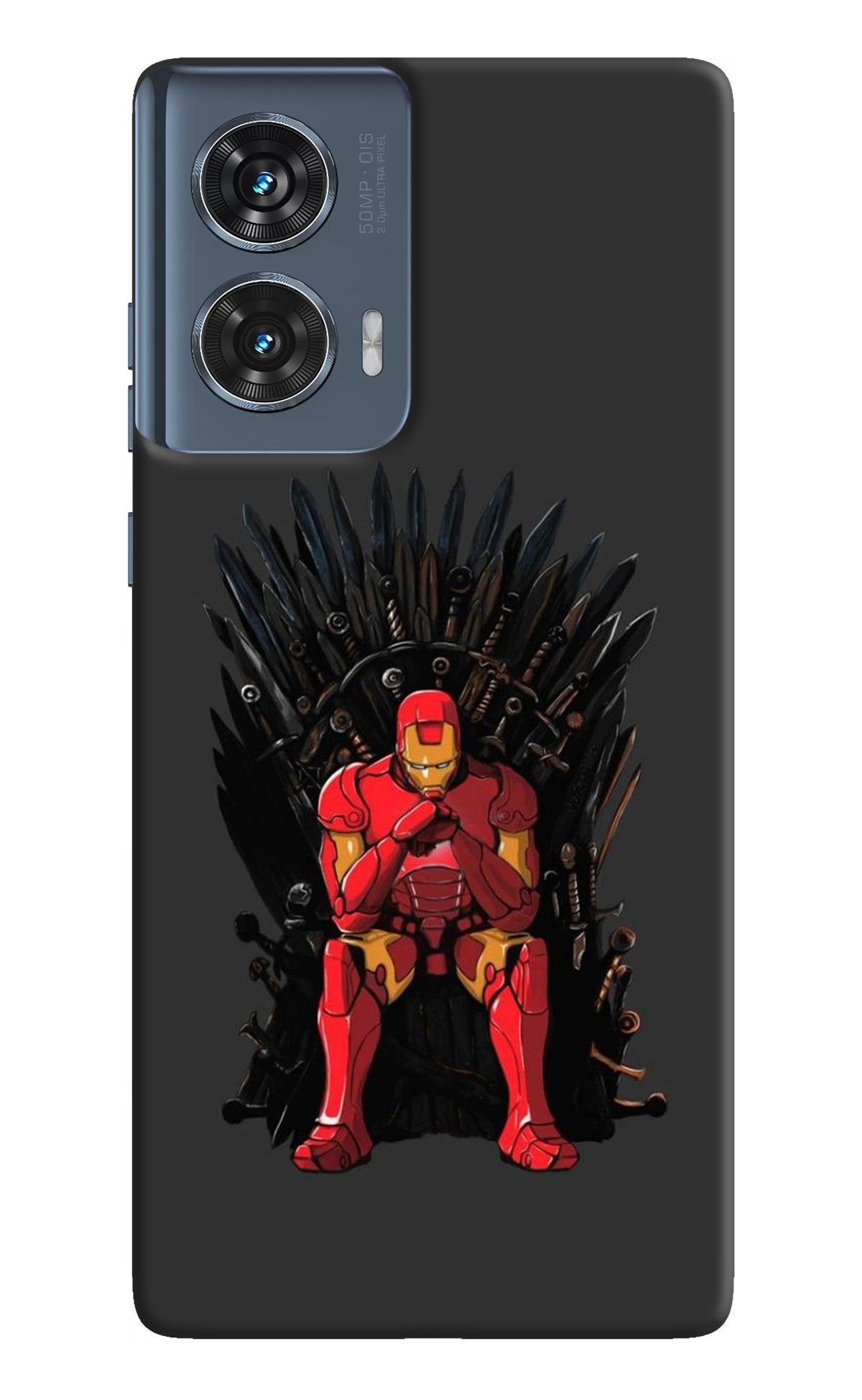 Ironman Throne Moto Edge 50 Fusion Back Cover