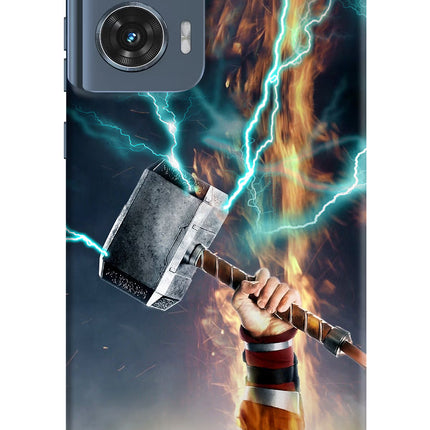 Thor Hammer Mjolnir Moto Edge 50 Fusion Hard Case Back Cover by Casekaro