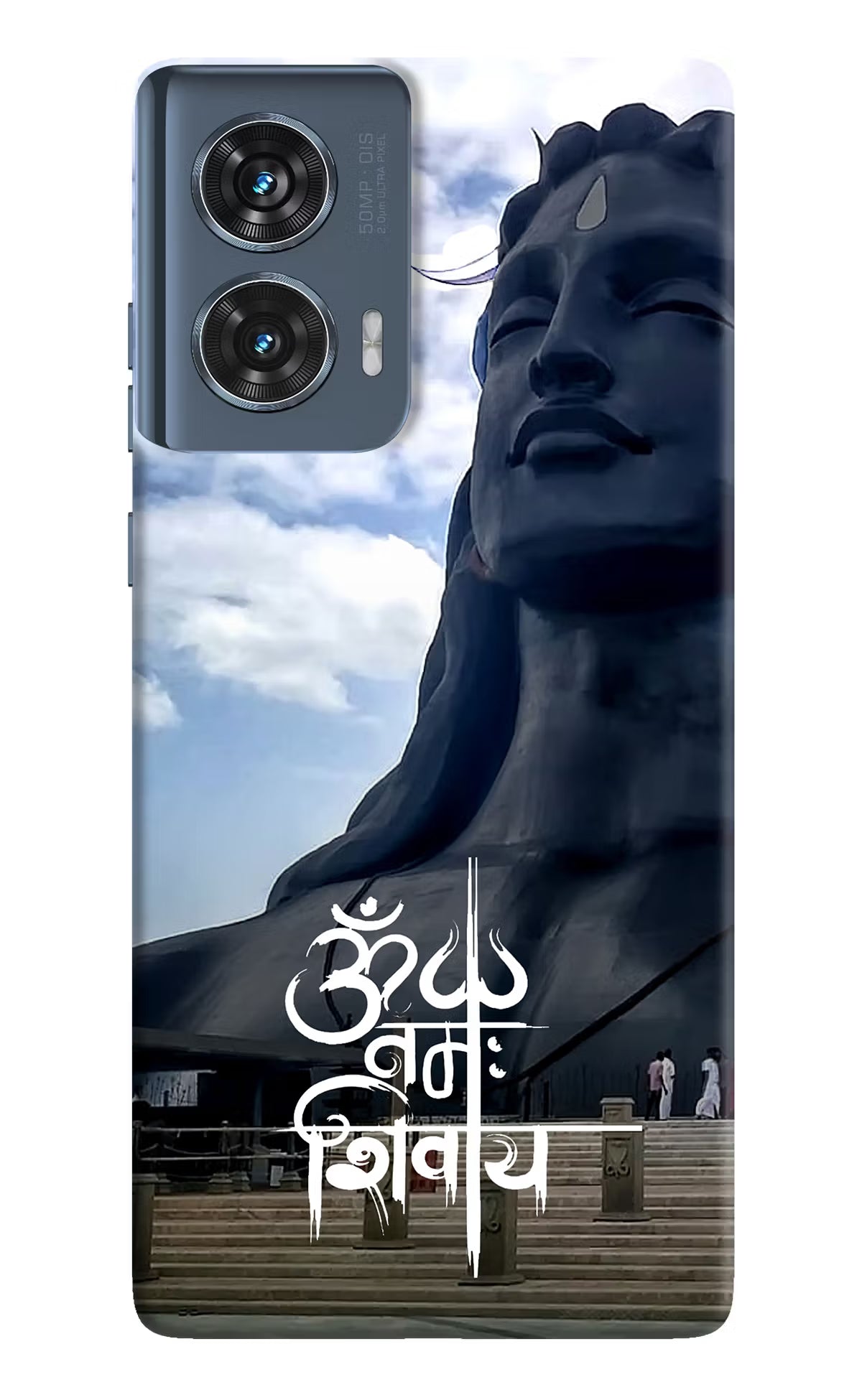 Om Namah Shivay Moto Edge 50 Fusion Hard Case Back Cover by Casekaro