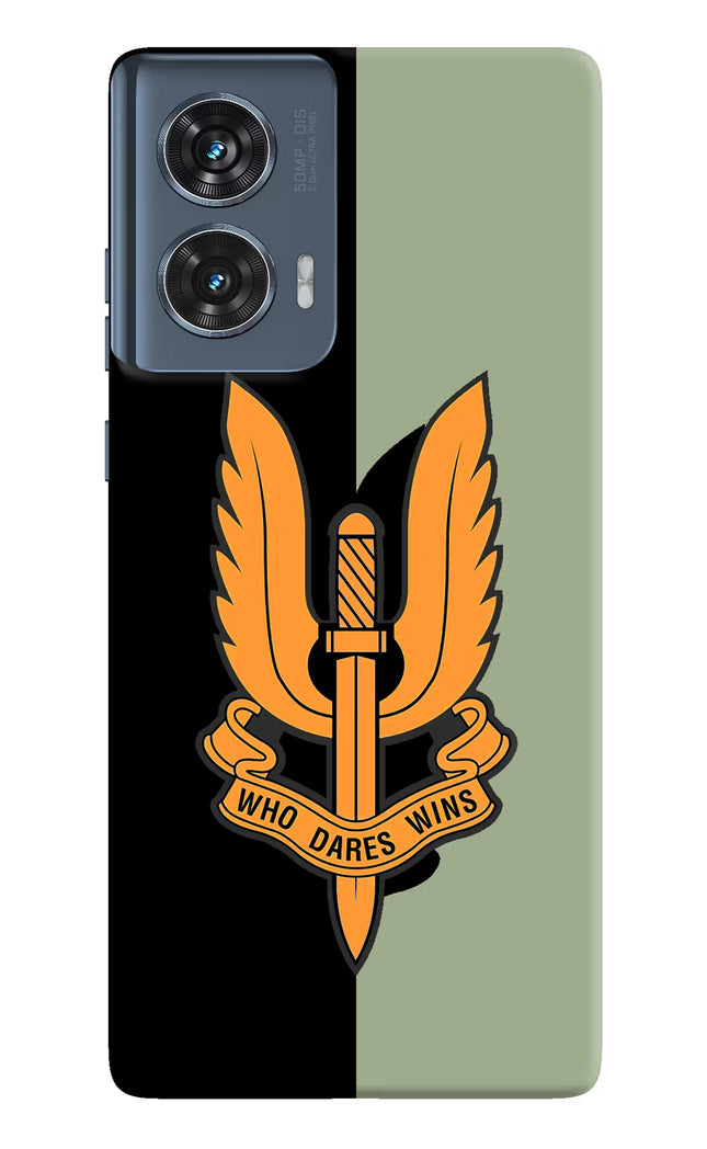 Balidan Logo Moto Edge 50 Fusion Hard Case Back Cover by Casekaro