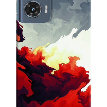 Fire Cloud Moto Edge 50 Fusion Hard Case Back Cover by Casekaro