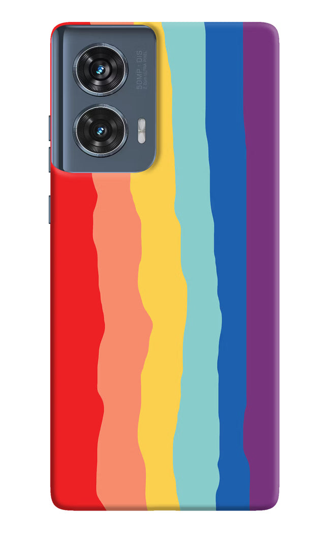 Rainbow Moto Edge 50 Fusion Hard Case Back Cover by Casekaro