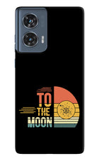 To the Moon Moto Edge 50 Fusion Hard Case Back Cover by Casekaro