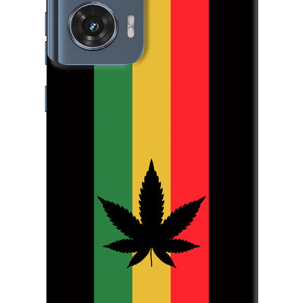 Weed Flag Moto Edge 50 Fusion Hard Case Back Cover by Casekaro