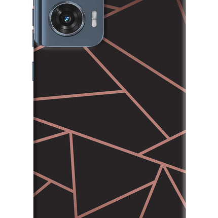 Geometric Pattern Moto Edge 50 Fusion Hard Case Back Cover by Casekaro