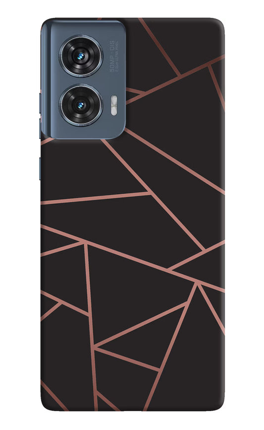 Geometric Pattern Moto Edge 50 Fusion Hard Case Back Cover by Casekaro