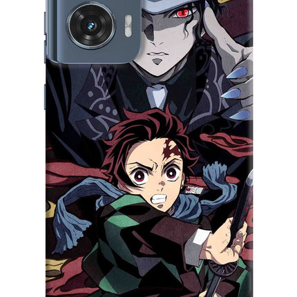 Demon Slayer Moto Edge 50 Fusion Hard Case Back Cover by Casekaro